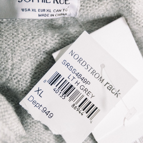 Sophie Rue Women's Drop Shoulder Collar Sweater XL - Picture 6 of 12